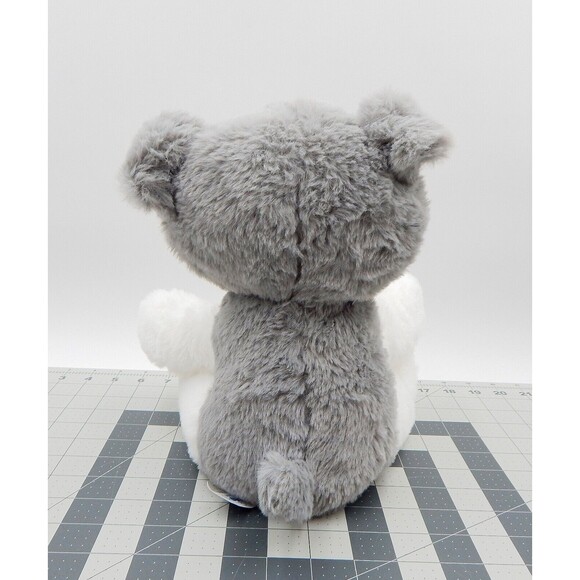 Hug Fun Gray Schnauzer Dog Puppy Plush Stuffed Animal XOXO Heart Valentine - Picture 3 of 11